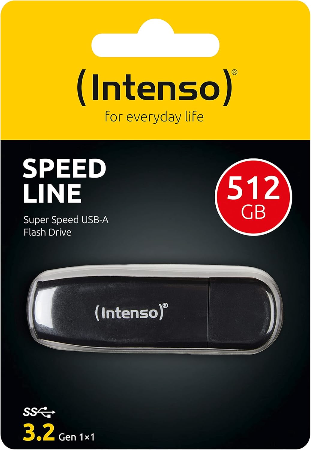Intenso Speed Line 64Gb Geheugenstick Usb 3.0 Zwart - NLMAX