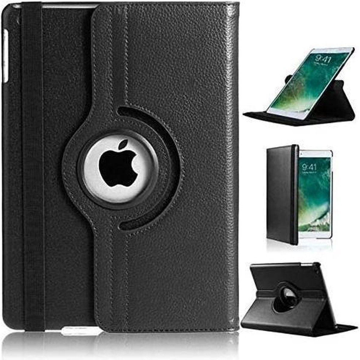 Apple iPad 10.2 (2019) Zwart 360 graden draaibare hoesje - Book Case Tablethoes - NLMAX