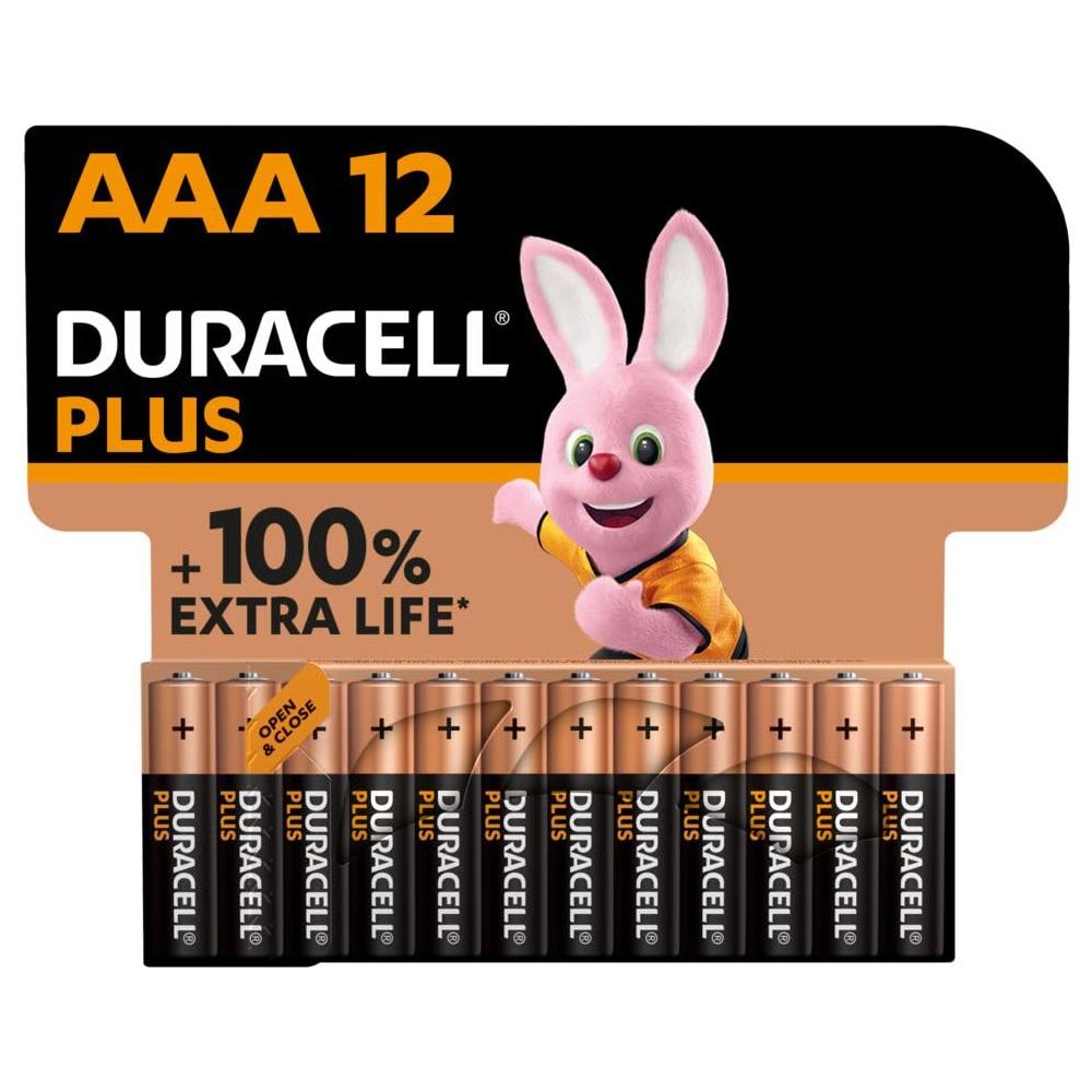 Duracell 12 x AAA Micro Alkaline Batteries 1.5 V LR03 MN2400 - NLMAX