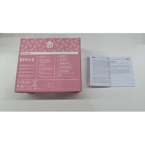 iClever Bluetooth hoofdtelefoon met oren voor kinderen, voor jongens en meisjes, verstelbare 85/94 dB volumeregelaar, kinderhoofdtelefoon met microfoon voor school/tablet, mobiele telefoon, pc, tv - NLMAX