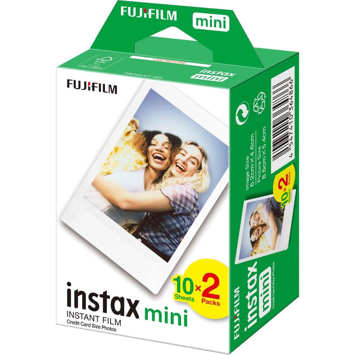 instax Fujifilm mini film 20 pack (2X10) - NLMAX