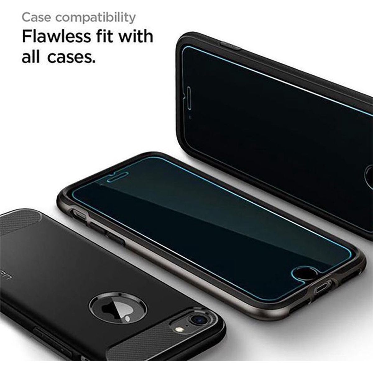 iPhone 7 Screenprotector glas - extra strek en helder Beschermglas - 2 stuks - NLMAX