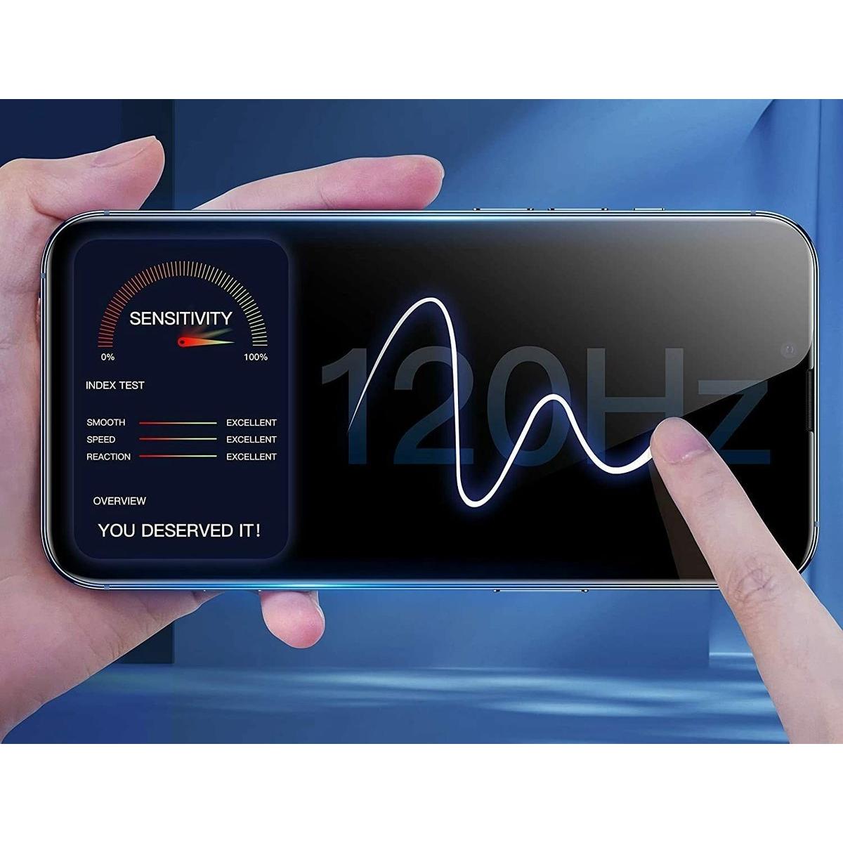 Samsung A80 Screenprotector glas - extra strek en helder Beschermglas - NLMAX