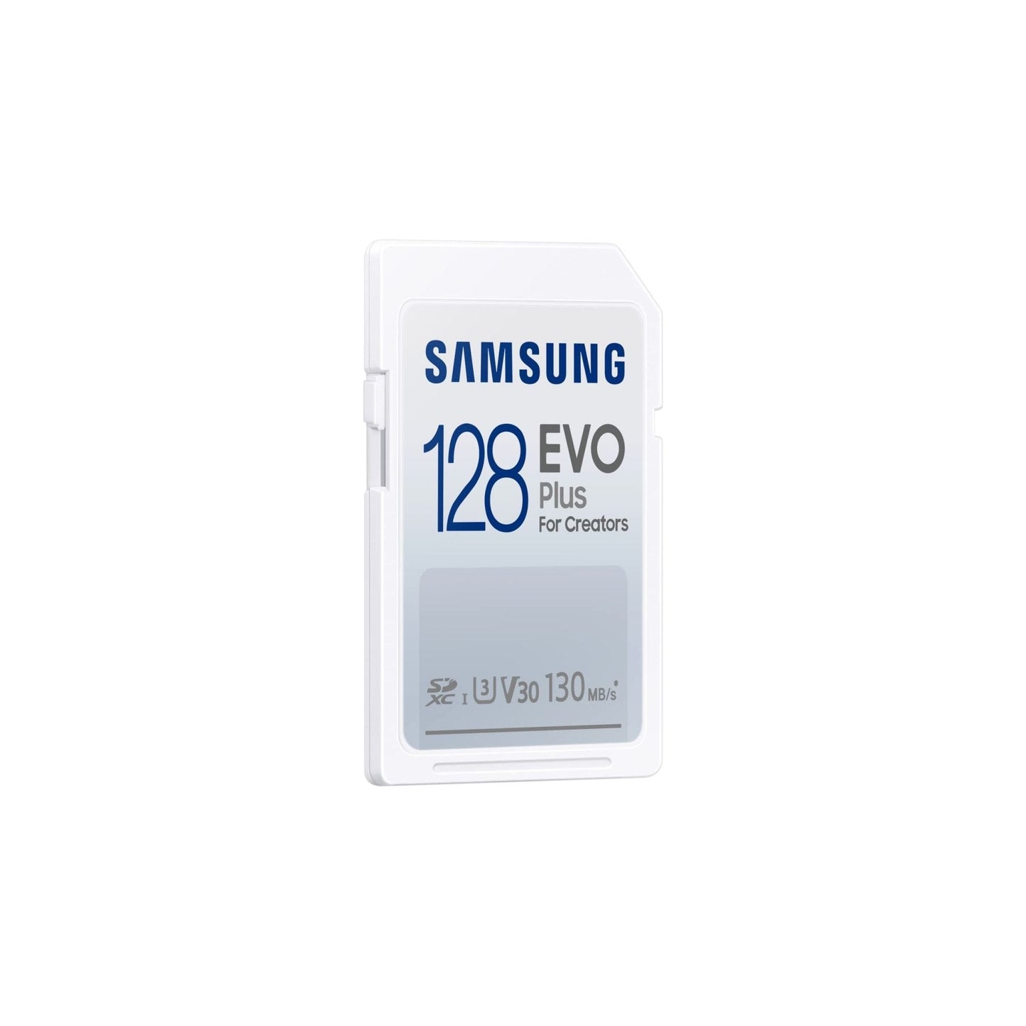 Samsung EVO Plus SD-geheugenkaart, 128GB, SDXC UHS-I U1, Full HD, 130MB/s leessnelheid, geheugenkaart voor spiegelreflexcamera's en systeemcamera's, MB-SC128K/EU - NLMAX