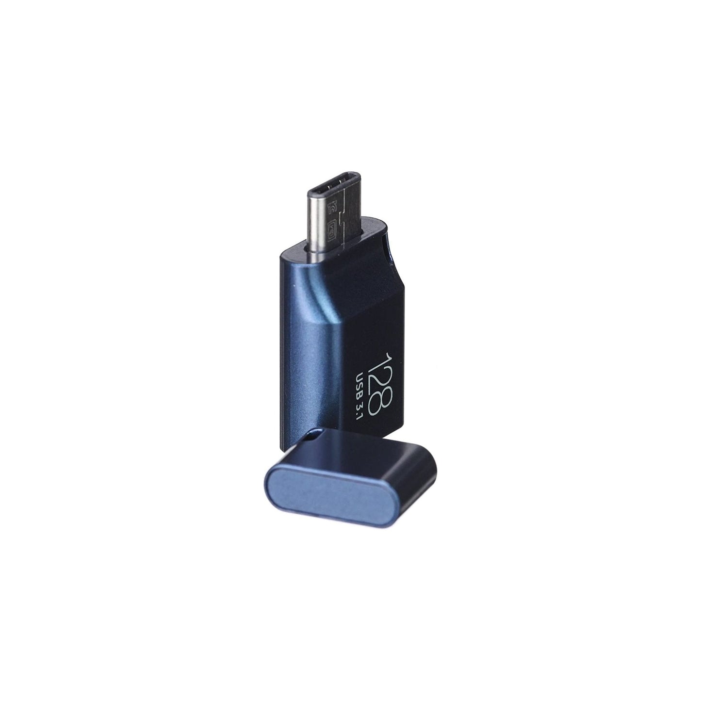 Samsung USB-stick, USB-C, 128GB, 400MB/s lezen, 60MB/s schrijven, MUF-128DA/APC USB 3.1 Flash Drive voor notebooks, tablets en smartphones, blauw - NLMAX