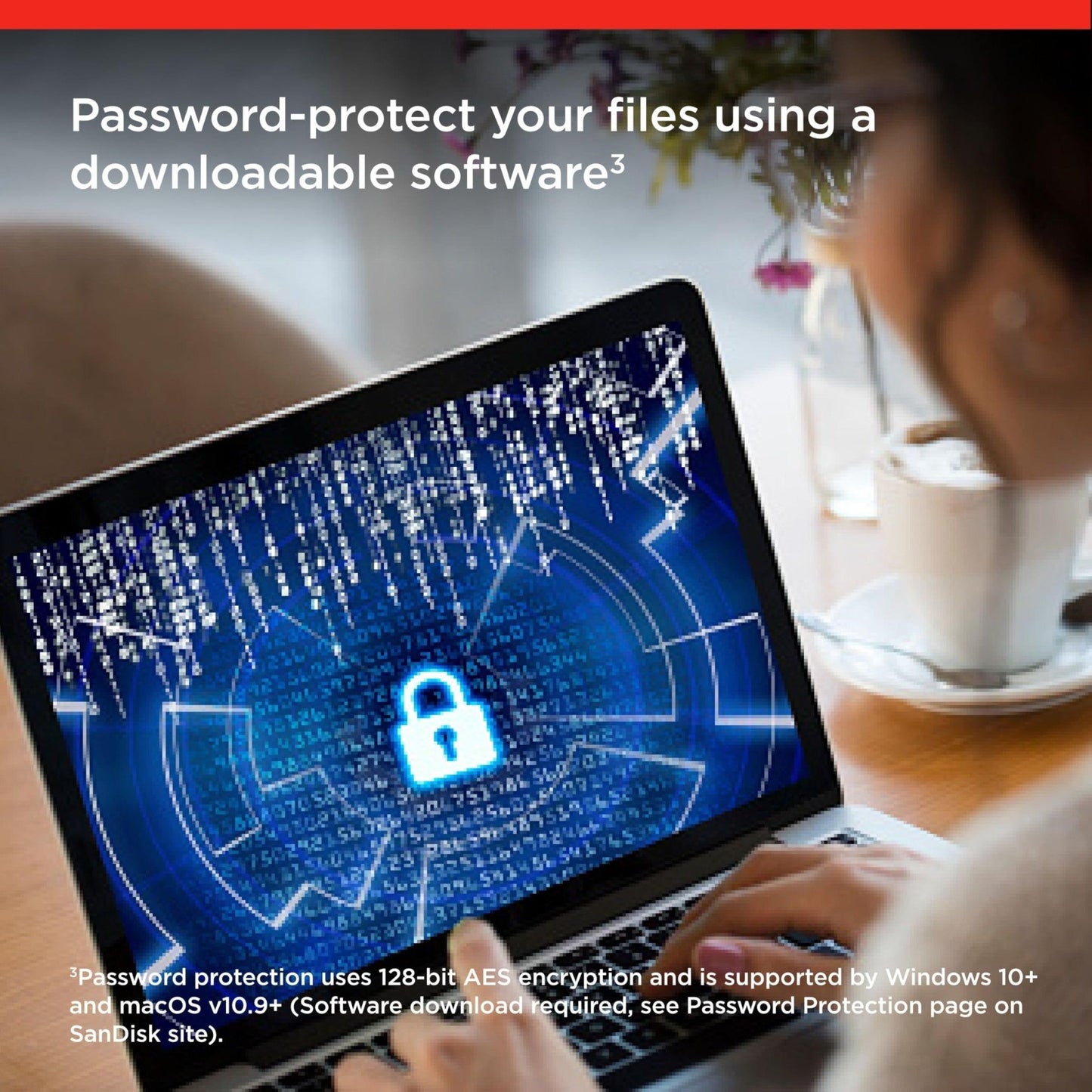 SanDisk Ultra Luxe USB 3.1-Flashdrive 128 GB (USB 3.1 Gen 1, Leessnelheden Tot 150 MB/s, Wachtwoordbeveiliging, RescuePRO Deluxe-Software) - NLMAX