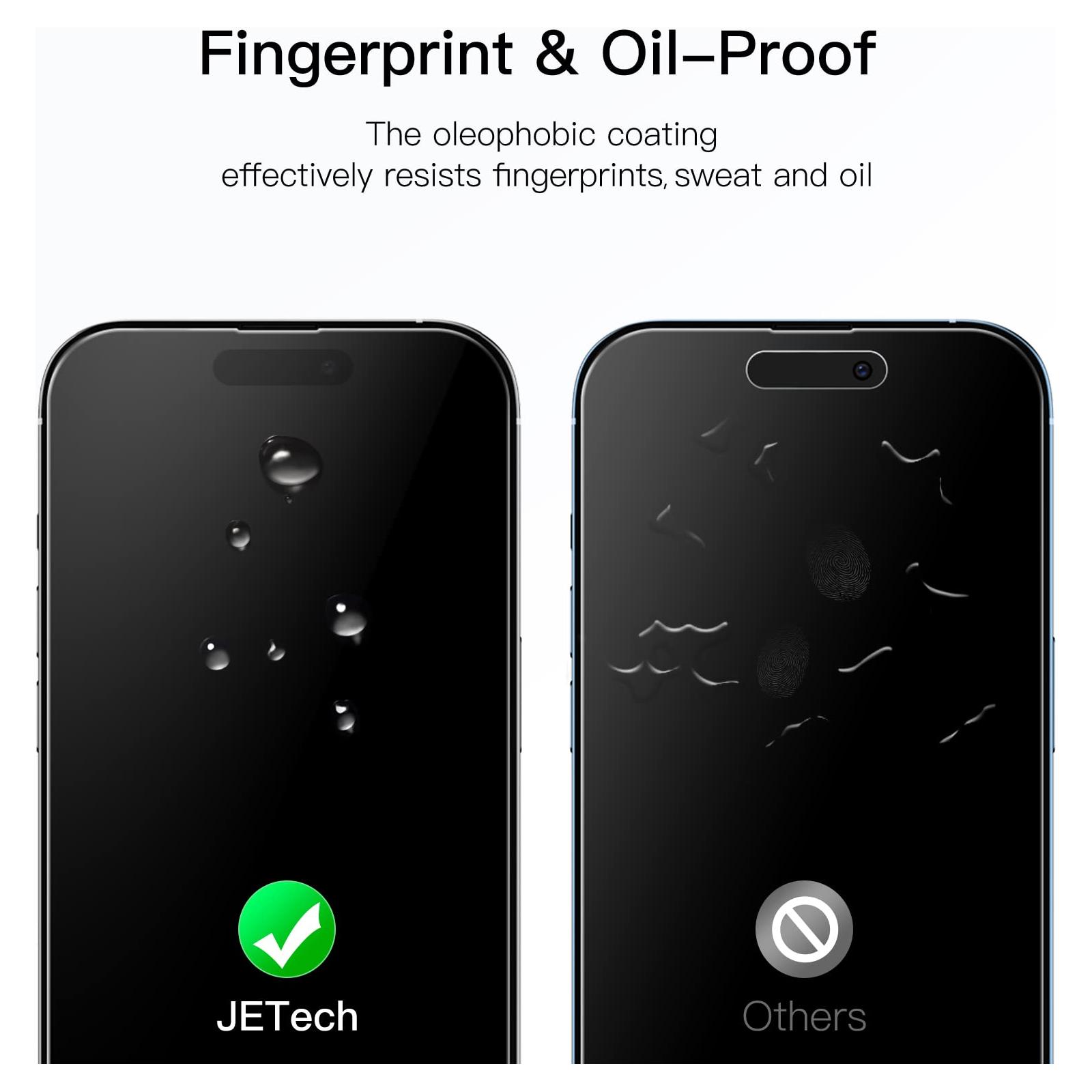 Screen Protector voor iPhone 14 Pro Max 6,7-Inch, Volledige Dekking 9H Gehard Glas 3-Stuks Hoesje Vriendelijk, - NLMAX