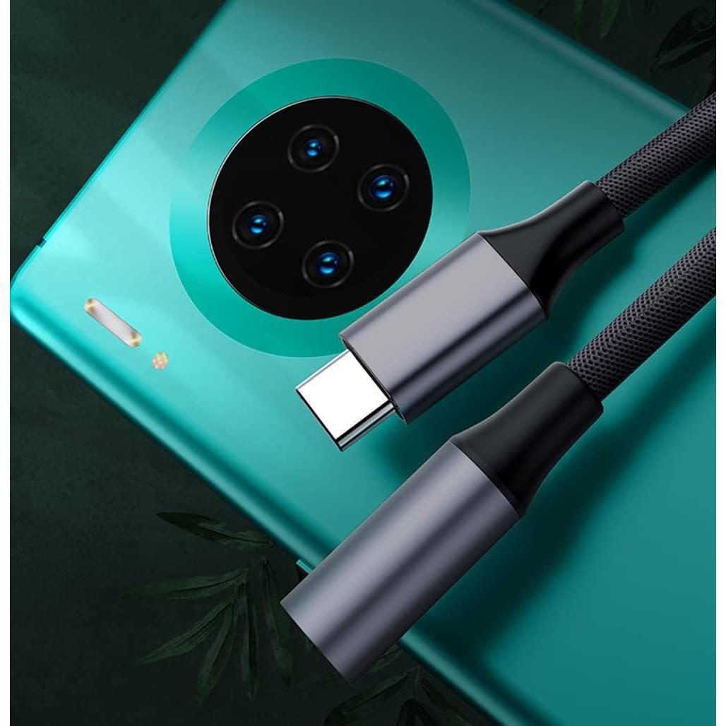 USB C naar 3,5 mm jack adapter (2 stuks), USB type C naar hoofdtelefoon adapter aux audio hoofdtelefoonaansluiting adapter compatibel met Samsung Galaxy S22, S21, S20, Note20, Xiaomi, Huawei, Pixel, OnePlus - NLMAX