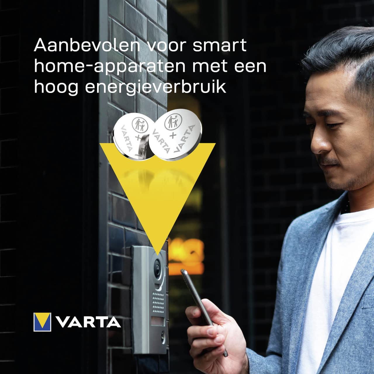 Varta batterijen Electronics CR2016 Lithium knoopcel verpakking met 2 stuks knoopcellen in originele blisterverpakking met 2 stuks - NLMAX