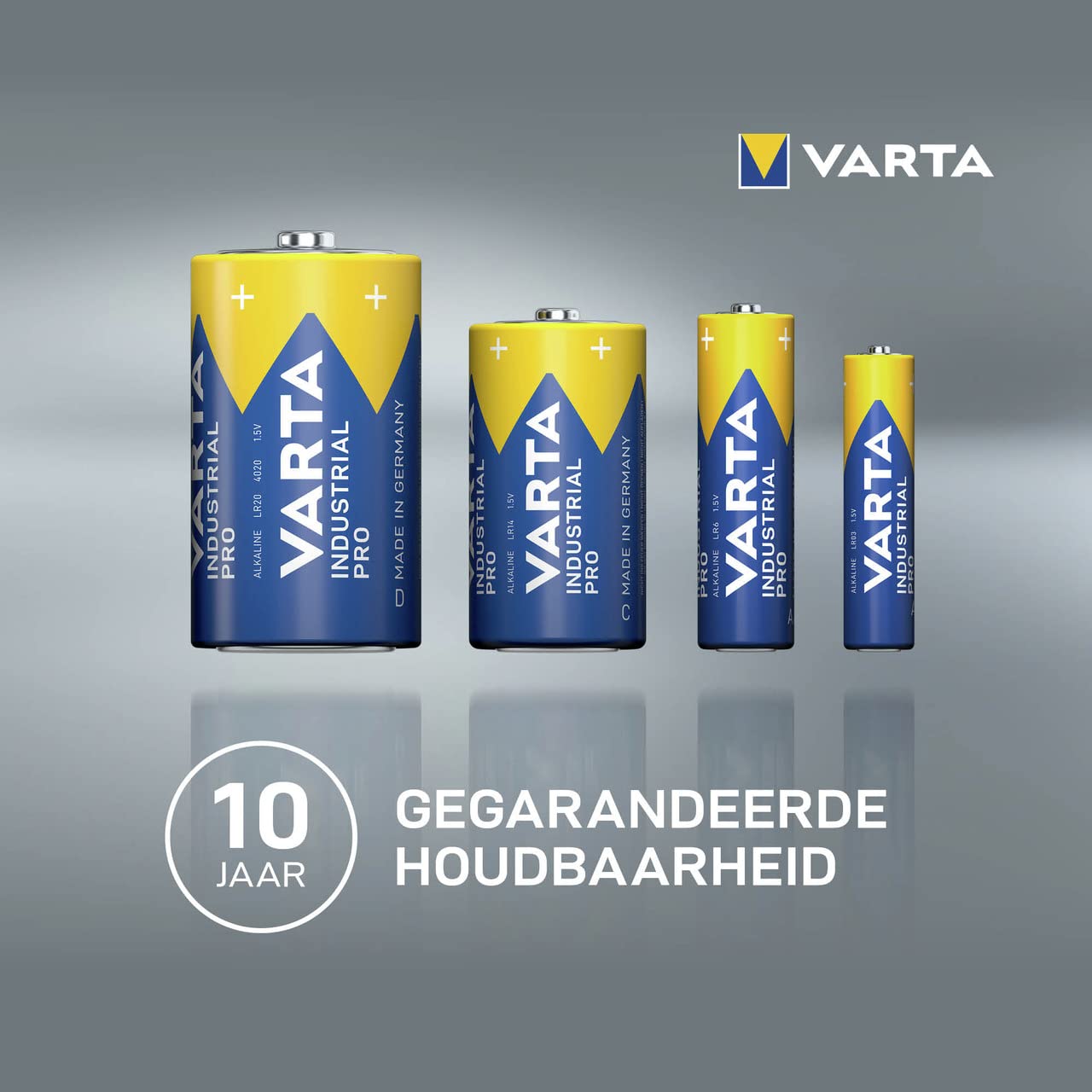 Varta Industrial Pro Battery AAA 40 pieces frustration-free. blue (bright blue) - NLMAX