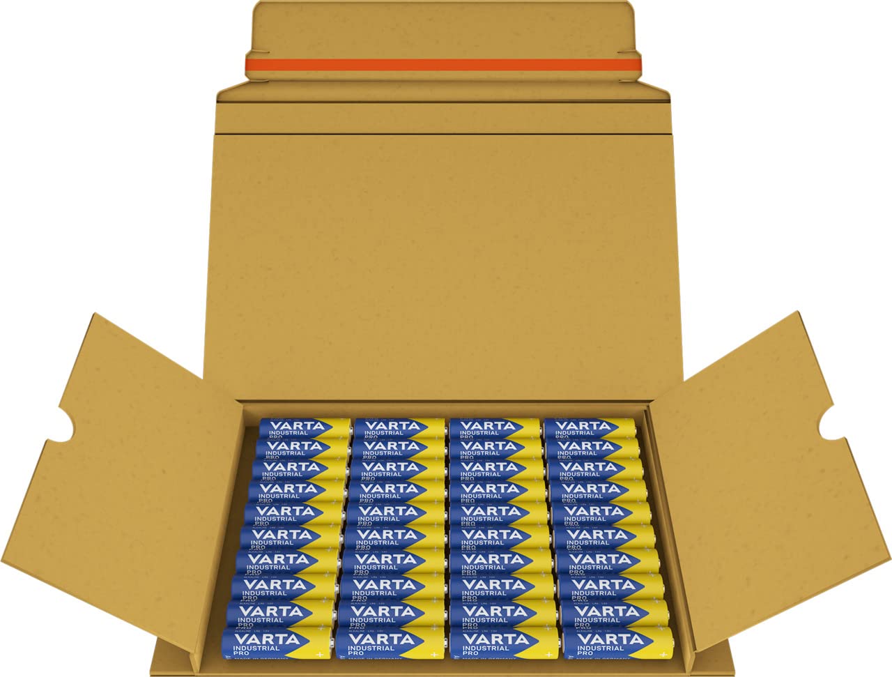 Varta Industrial Pro Battery AAA 40 pieces frustration-free. blue (bright blue) - NLMAX