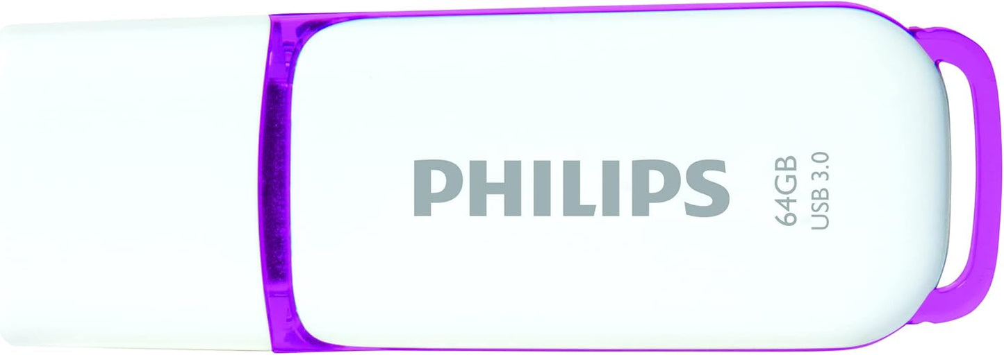 Philips Snow Edition Super Speed 3.0 USB flash drive 8 GB voor PC, laptop, computer, leessnelheid tot 100 MB/s