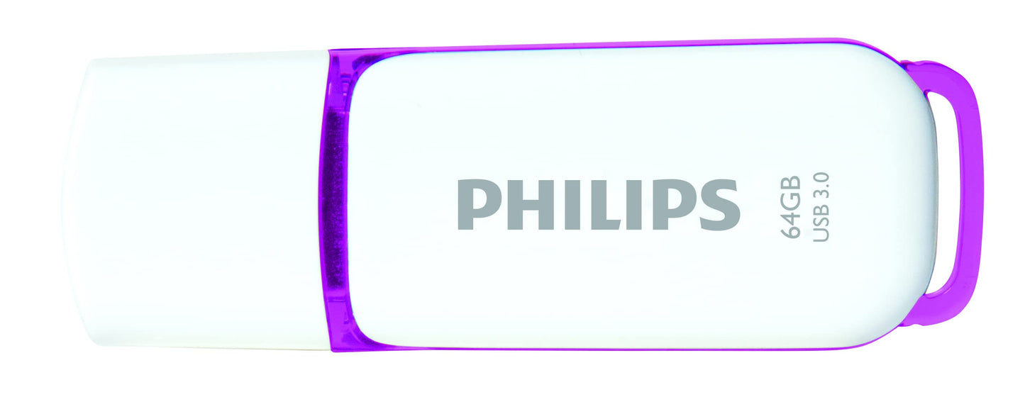 Philips Snow Edition Super Speed 3.0 USB flash drive 64 GB voor PC, laptop, computer, leessnelheid tot 100 MB/s