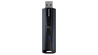 SanDisk Extreme PRO USB 3.2 Solid State-Flashdrive 256 GB (Draagbare En Betrouwbare, Leessnelheden Tot 420 MB/s, Behuizing Van Aluminium, Versleutelingssoftware) Zwart