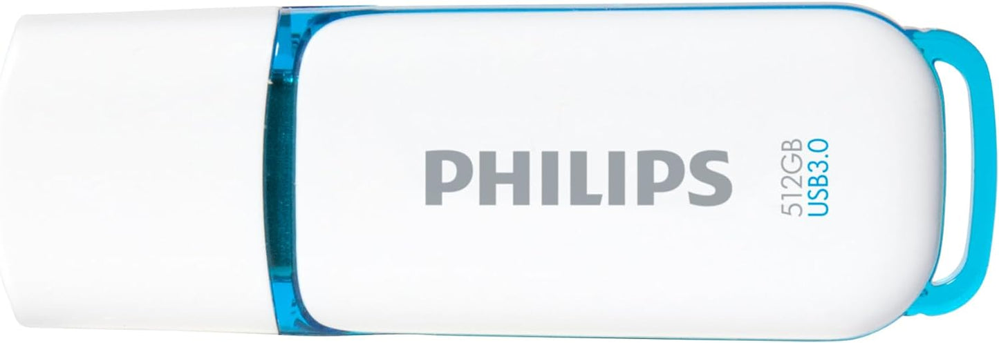 Philips Snow Edition Super Speed 3.0 USB flash drive 8 GB voor PC, laptop, computer, leessnelheid tot 100 MB/s