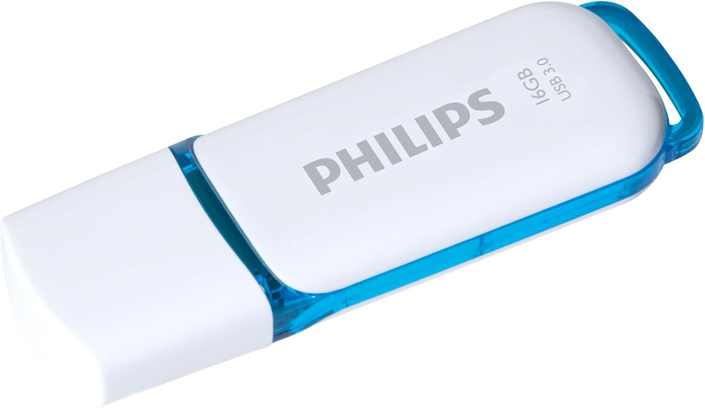Philips Snow Edition Super Speed 3.0 USB flash drive 8 GB voor PC, laptop, computer, leessnelheid tot 100 MB/s
