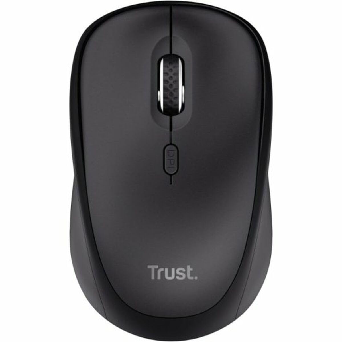 Trust Ymo II Pack Wireless Keyboard & Mouse, Spanish QWERTY Keyboard, Silent Keys, Low Profile Keys, Leak-proof, USB Receiver, Windows, Mac, PC, Laptop, Black