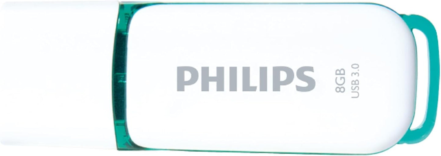 Philips Snow Edition Super Speed 3.0 USB flash drive 8 GB voor PC, laptop, computer, leessnelheid tot 100 MB/s