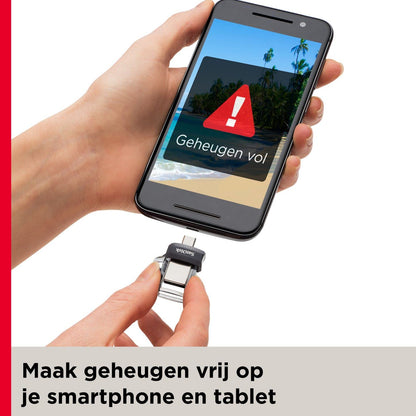 SanDisk Ultra Dual Drive M3.0 Flash Drive For Android Smartphones 64GB (USB M3.0, Retractable Design, 130MB/s Transfer Rates)