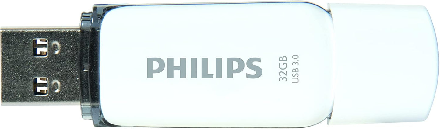 Philips Snow Edition Super Speed 3.0 USB flash drive 8 GB voor PC, laptop, computer, leessnelheid tot 100 MB/s