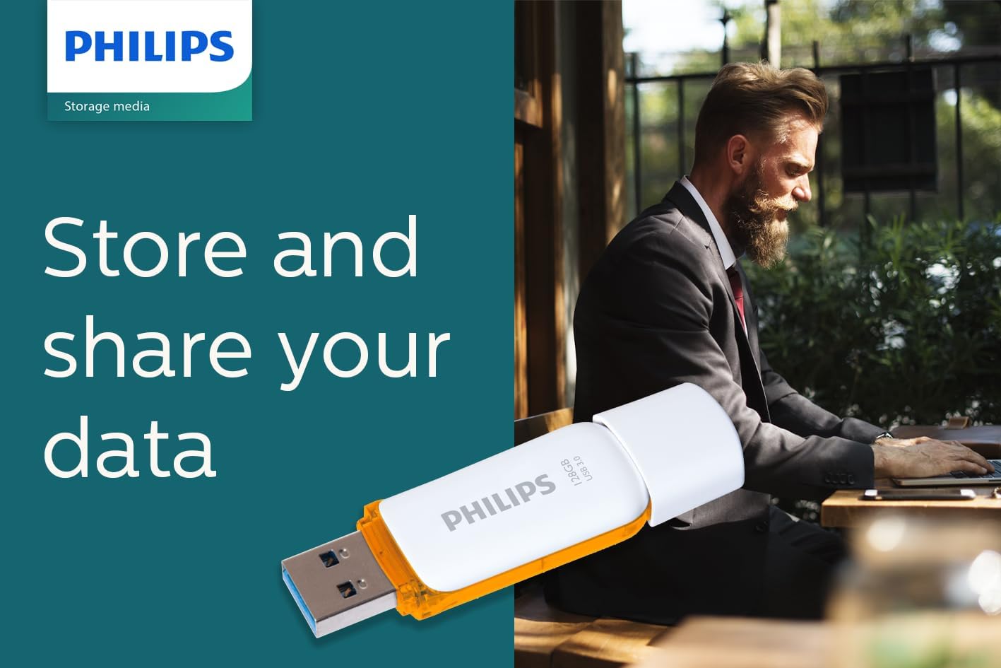 Philips Snow Edition Super Speed 3.0 USB flash drive 8 GB voor PC, laptop, computer, leessnelheid tot 100 MB/s