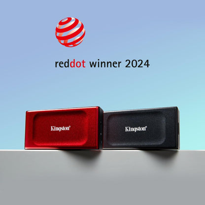 Kingston XS1000 2TB External SSD USB 3.2 Gen 2 Portable Solid State Drive Red -SXS1000R/2000G