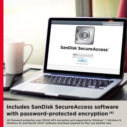 SanDisk Ultra USB Type-C Flash Drive 128GB (For USB Type-C Computers, Smartphones And Tablets, Read Speeds Up To 150MB/s, SanDisk SecureAccess Software, RescuePRO Deluxe Software, Back-Up Function)