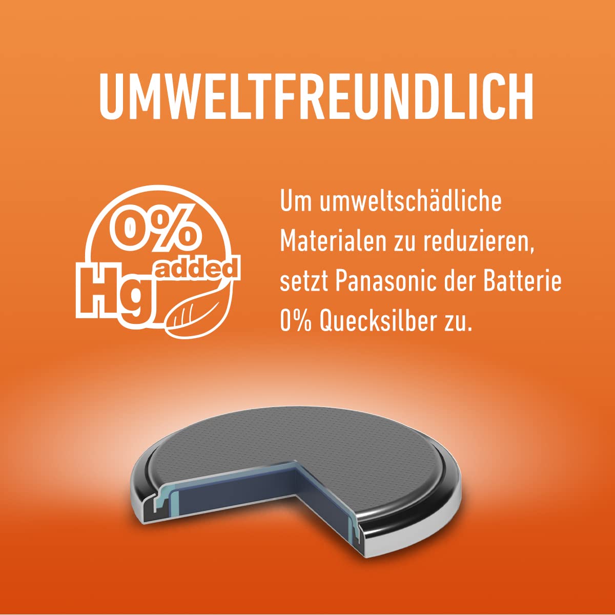 Panasonic 2452 lithium-knoopcel CR2032 6er Pack zilver