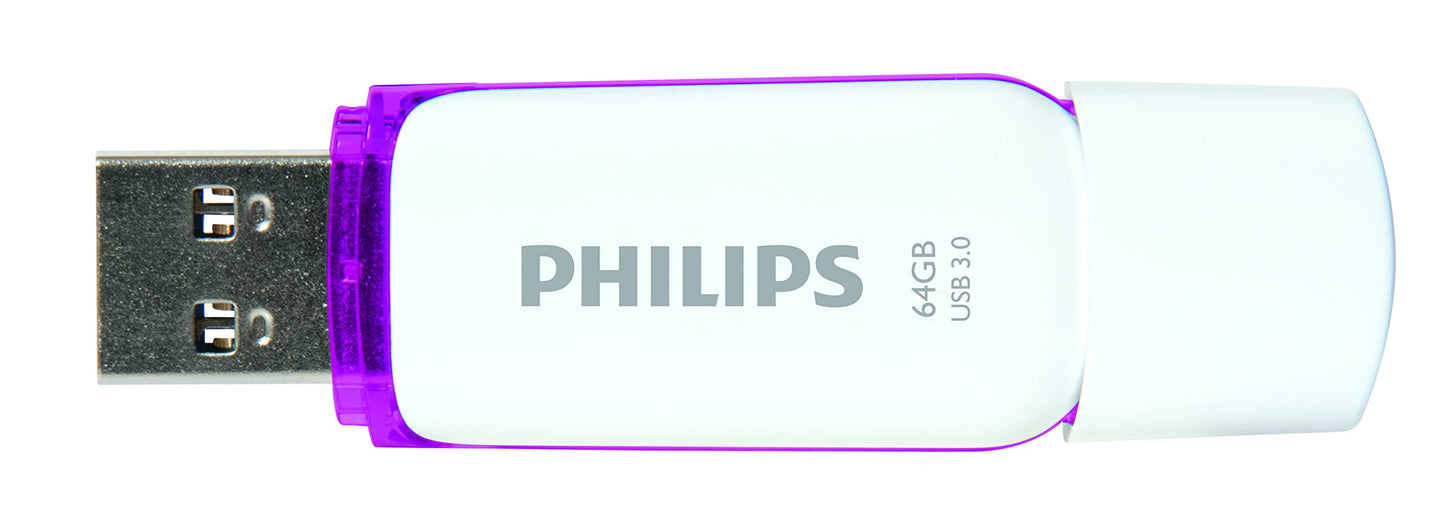 Philips Snow Edition Super Speed 3.0 USB flash drive 64 GB voor PC, laptop, computer, leessnelheid tot 100 MB/s