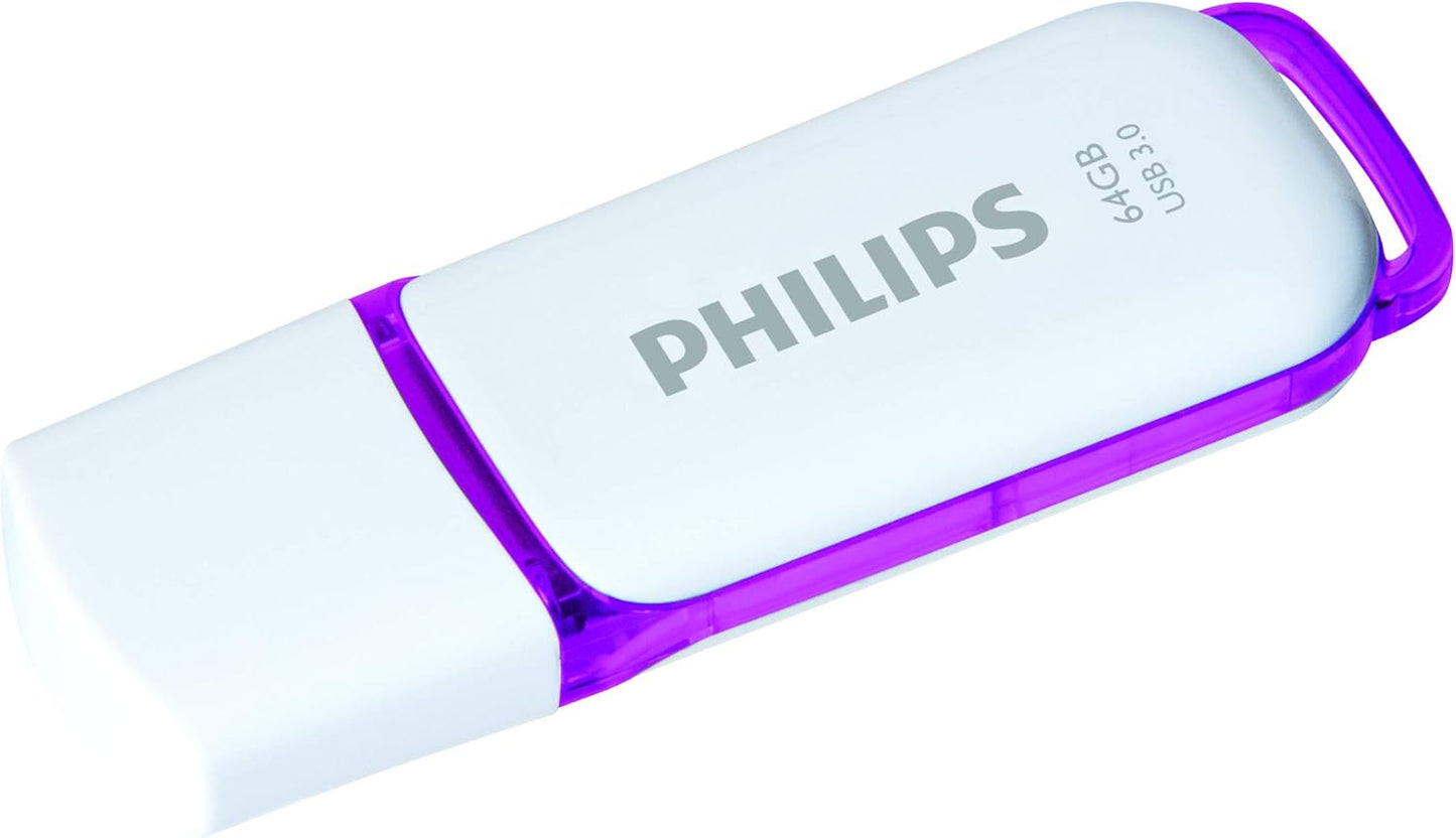 Philips Snow Edition Super Speed 3.0 USB flash drive 8 GB voor PC, laptop, computer, leessnelheid tot 100 MB/s