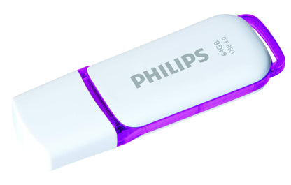 Philips Snow Edition Super Speed 3.0 USB flash drive 64 GB voor PC, laptop, computer, leessnelheid tot 100 MB/s