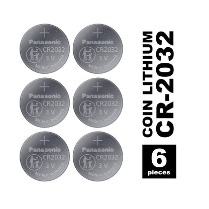 Panasonic 2452 lithium-knoopcel CR2032 6er Pack zilver
