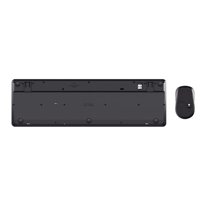 Trust Ody II Wireless Keyboard and Mouse Set Dutch QWERTY Layout, Silent Keys and Mouse Buttons, Wireless Keyboard and Mouse, Spill Proof Keyboard for PC, Computer, Laptop, Mac - Black