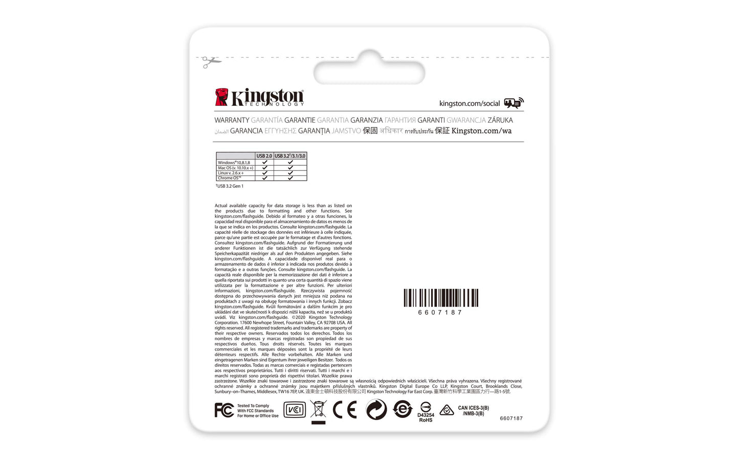 Kingston- Digital Media Product DTXM/128GB 128GB DT EXODIA M USB3.2 GEN 1 (ZWART + ROOD)