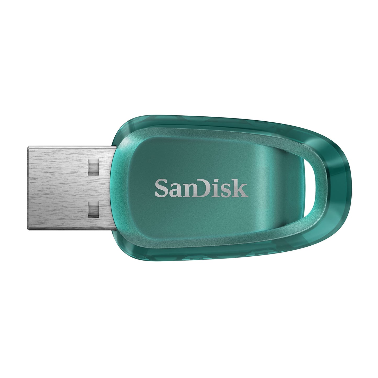 SanDisk Ultra Eco USB 3.2 Flash Drive 64GB (RescuePRO Deluxe, Speeds Up to 100MB/s, Made With Over 70% Recycled Plastic, Key Ring )
