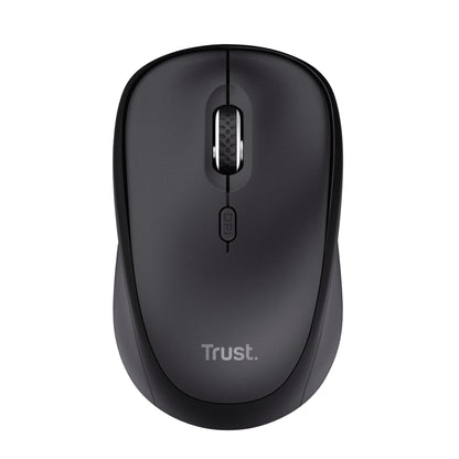 Trust Ody II Wireless Keyboard and Mouse Set Dutch QWERTY Layout, Silent Keys and Mouse Buttons, Wireless Keyboard and Mouse, Spill Proof Keyboard for PC, Computer, Laptop, Mac - Black
