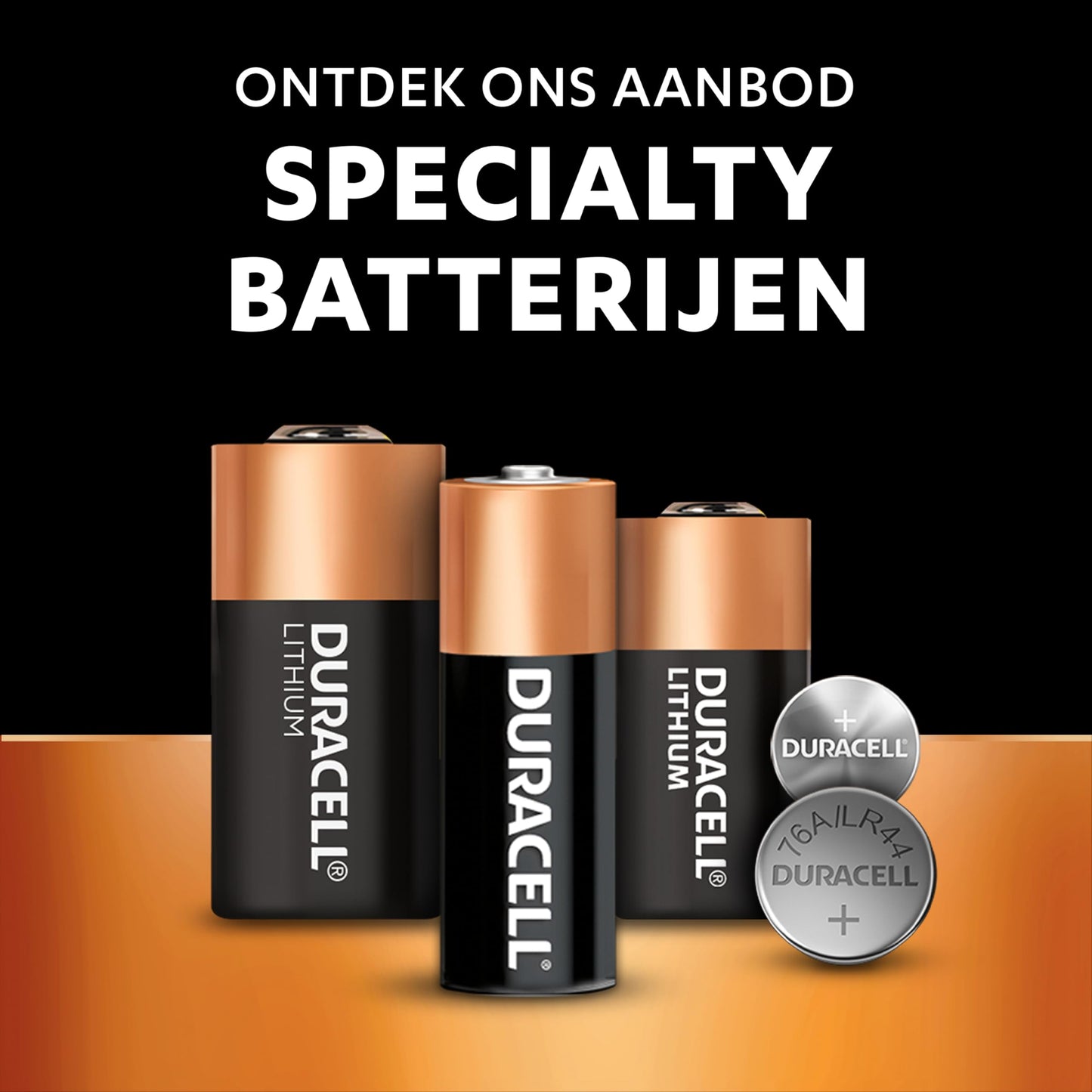 DURACELL LR44, 8 stuks, specialty alkalinebatterij 1,5V, A76, GAAN TOT 50% LANGER MEE – Voor Gebruik in Digitale Thermometers, Rekenmachines, Zaklampen, Polshorloges, Beveiligingssysteempanelen