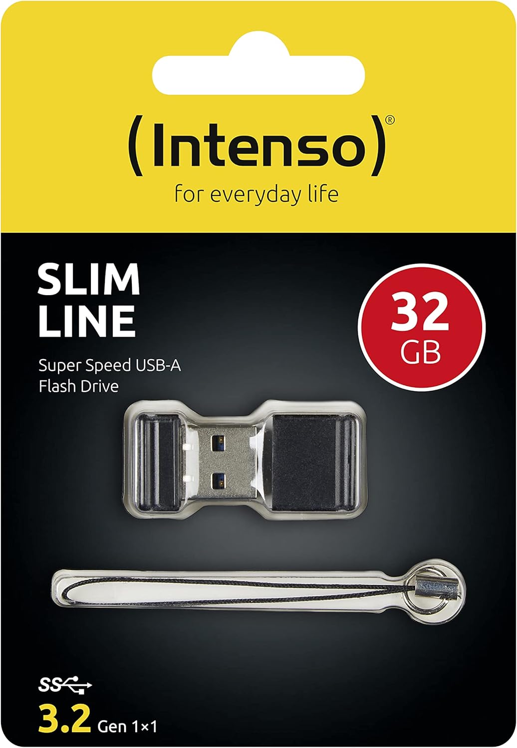Intenso Slim Line USB - stick 16 GB USB 3.0 Zwart 3532470 - NLMAX