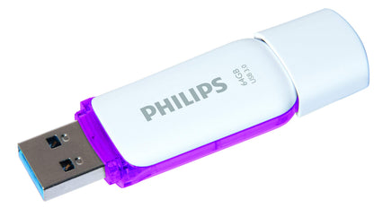 Philips Snow Edition Super Speed 3.0 USB flash drive 64 GB voor PC, laptop, computer, leessnelheid tot 100 MB/s
