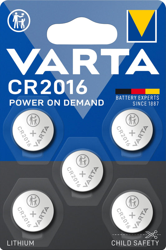 Varta batteries Electronics V392 button cell 1.55V battery packed per piece button cells in original blister pack of 1 copy, grey, 5 pieces