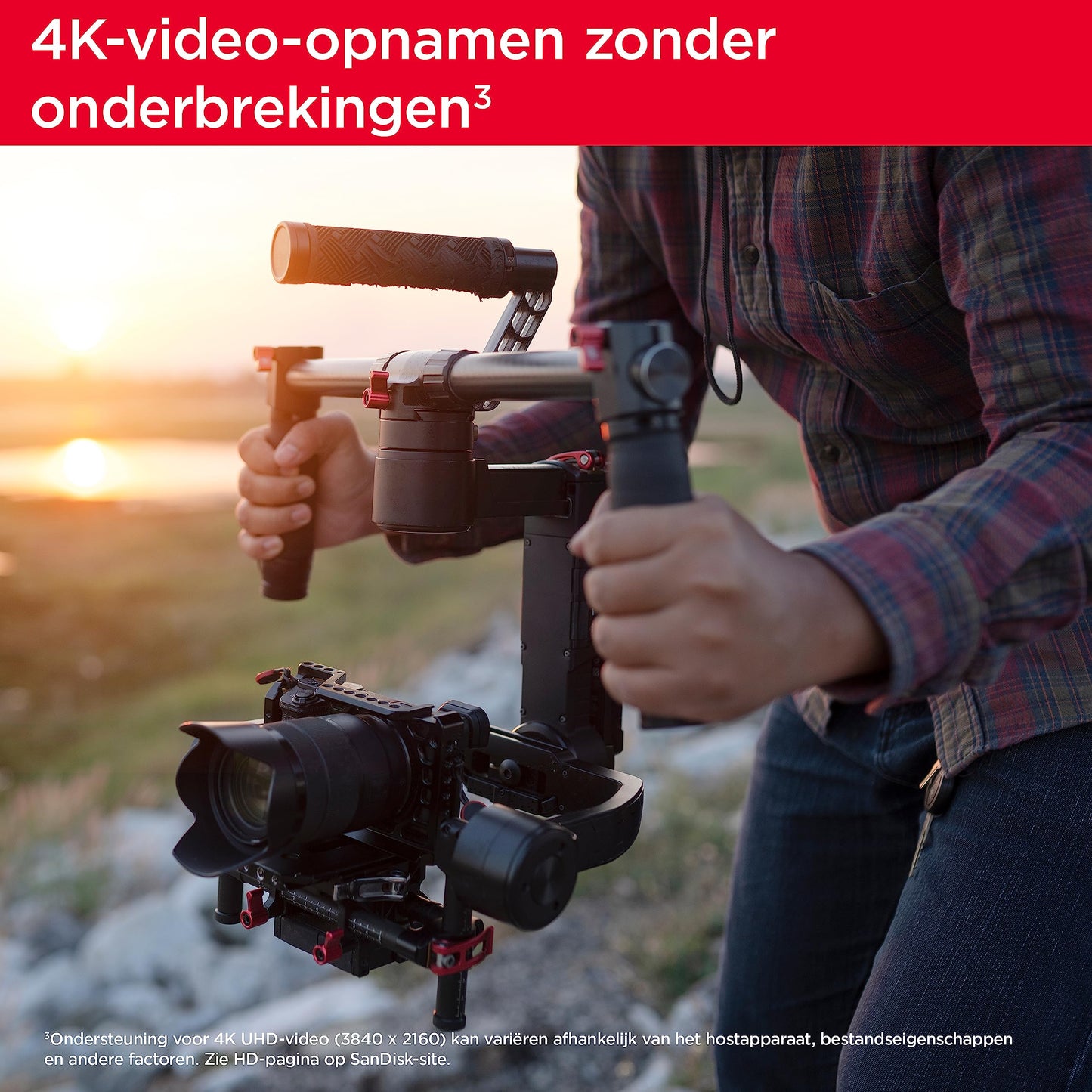 SanDisk Extreme 64 GB SDXC UHS‐I‐Kaart (RescuePRO Deluxe Software, Leessnelheden Tot 170 MB/s, 4K UHD, Class 10, UHS-I, U3, V30) Goud