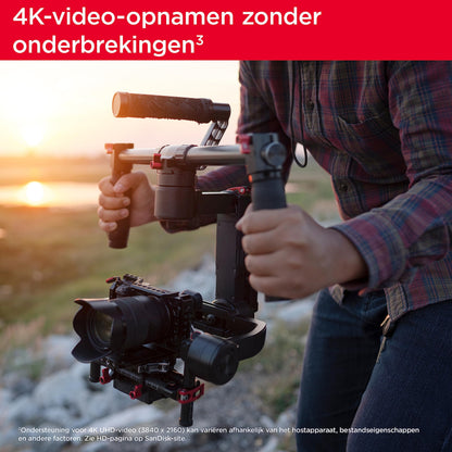 SanDisk Extreme SDXC UHS‐I‐Kaart 128 GB (RescuePRO Deluxe Software, Leessnelheden tot 180 MB/s, 4K UHD, Class 10, UHS-I, U3, V30) Goud