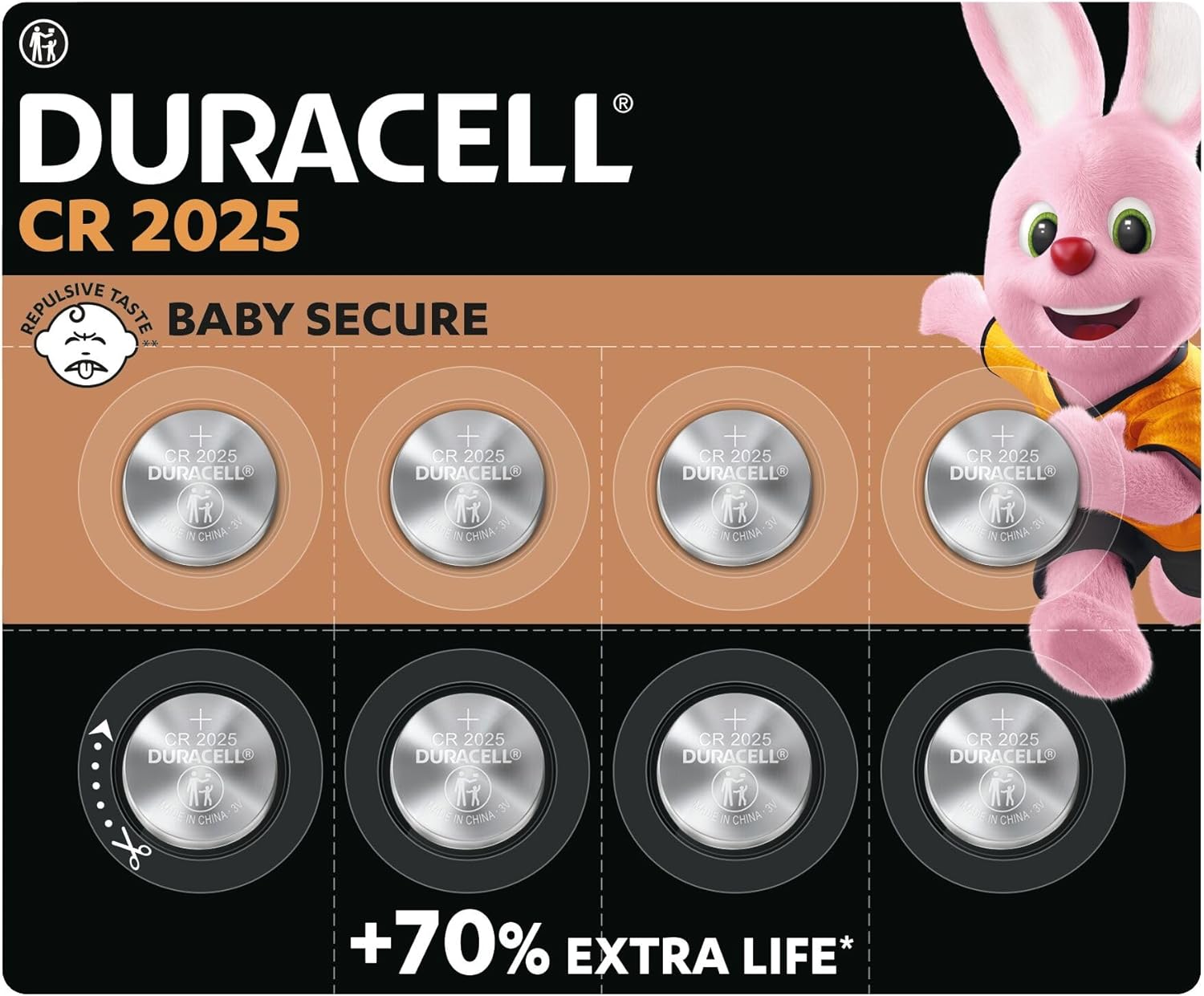 Duracell CR2032 Lithium - knoopcelbatterijen 3V (4 stuks) – Gaan tot 70% Langer Mee – Babyveilige Technologie – Aanbevolen voor Gebruik in Apple AirTag – Babyveilige Verpakking - NLMAX