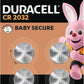 Duracell CR2032 Lithium - knoopcelbatterijen 3V (4 stuks) – Gaan tot 70% Langer Mee – Babyveilige Technologie – Aanbevolen voor Gebruik in Apple AirTag – Babyveilige Verpakking - NLMAX