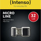 Intenso Slim Line USB - stick 16 GB USB 3.0 Zwart 3532470 - NLMAX