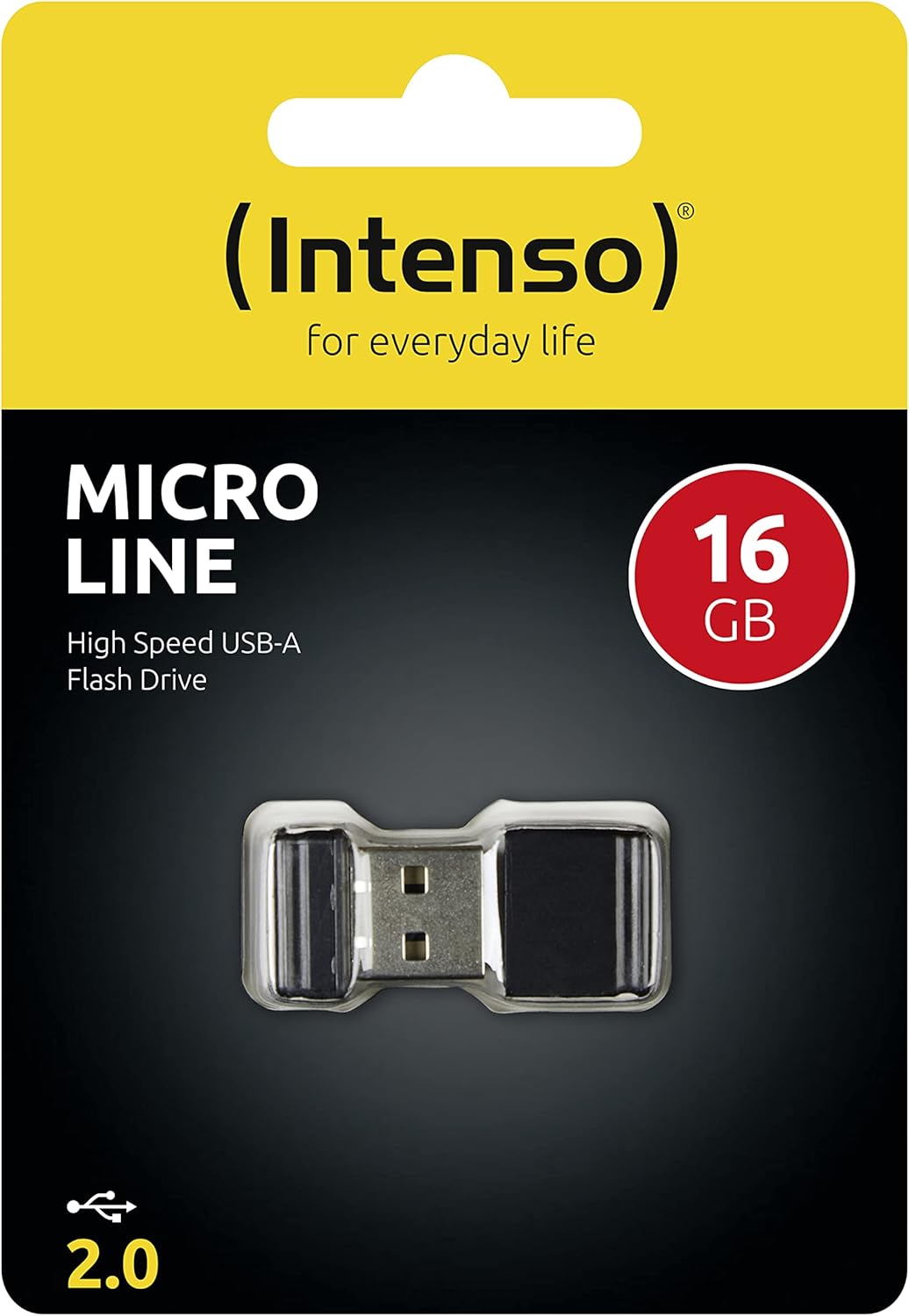 Intenso Slim Line USB - stick 16 GB USB 3.0 Zwart 3532470 - NLMAX