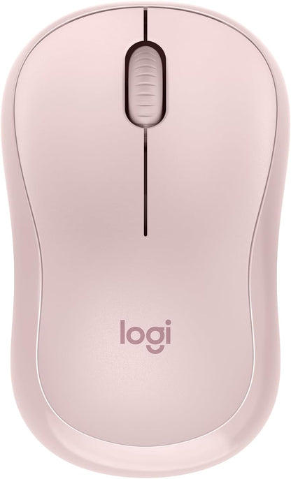 Logitech M220 SILENT Draadloze Muis, 2,4 GHz met USB - Ontvanger, 1000 DPI Optische Tracking, 18 Maanden Batterij, Tweehandig, Compatibel met PC, Mac, Laptop - Grijs - NLMAX