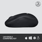 Logitech M220 SILENT Draadloze Muis, 2,4 GHz met USB - Ontvanger, 1000 DPI Optische Tracking, 18 Maanden Batterij, Tweehandig, Compatibel met PC, Mac, Laptop - Grijs - NLMAX