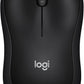 Logitech M220 SILENT Draadloze Muis, 2,4 GHz met USB - Ontvanger, 1000 DPI Optische Tracking, 18 Maanden Batterij, Tweehandig, Compatibel met PC, Mac, Laptop - Grijs - NLMAX