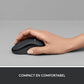 Logitech M220 SILENT Draadloze Muis, 2,4 GHz met USB - Ontvanger, 1000 DPI Optische Tracking, 18 Maanden Batterij, Tweehandig, Compatibel met PC, Mac, Laptop - Grijs - NLMAX